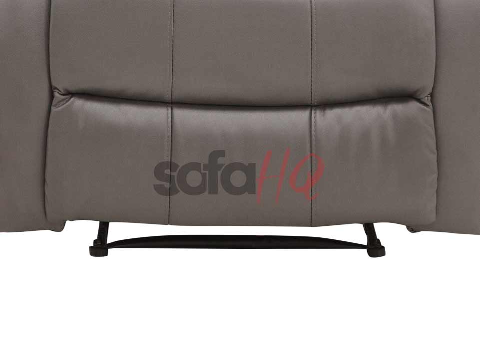 Base of Grey Leather Recliner Armchair - Chair Crofton | Sofa HQ