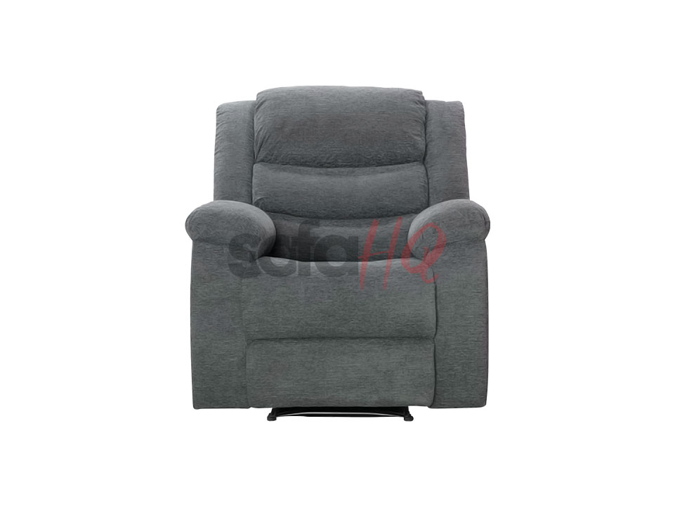 Grey Fabric Recliner Armchair - Chair Sorrento | Sofa HQ