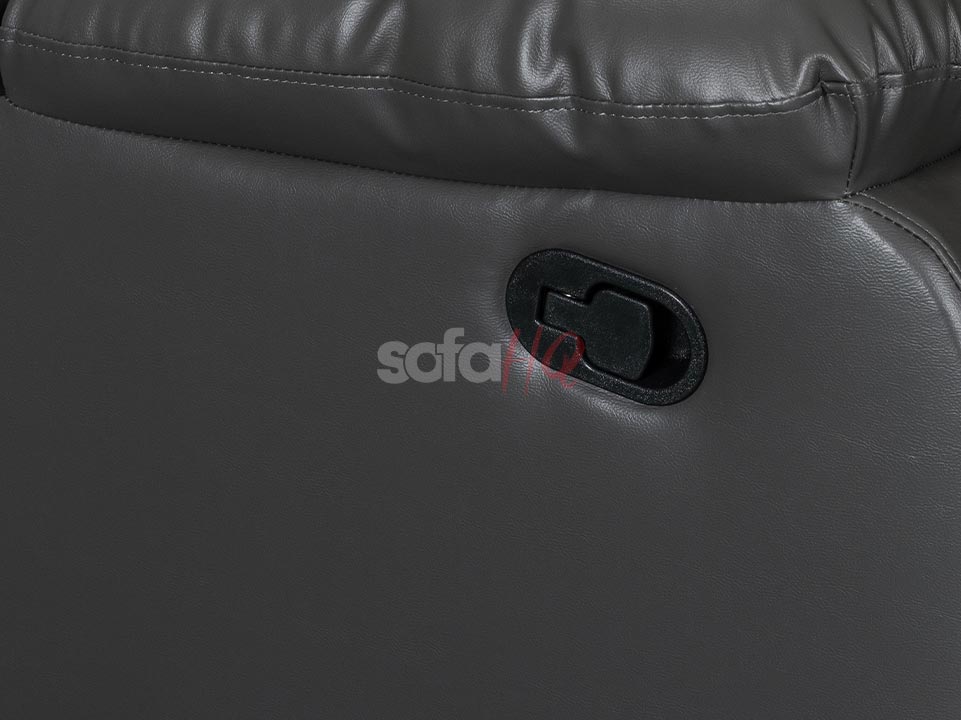 Pull Handle of 3+2 Seater Grey Leather Recliner Sofa - Sofa Chelsea | Sofa HQ