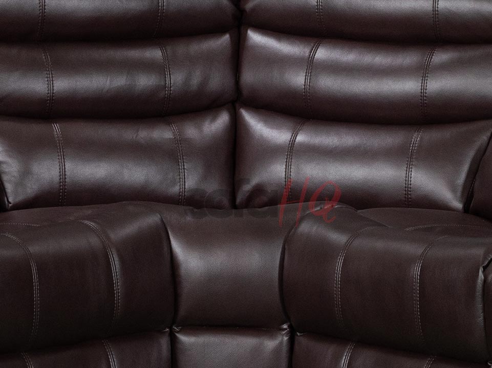 Loveseat of Brown Leather Recliner Corner Sofa - Sofa Sorrento | Sofa HQ