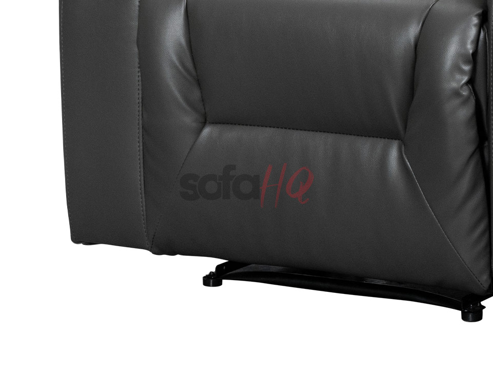 Base of Grey Leather Recliner Armchair - Sofa Soho | Sofa HQ