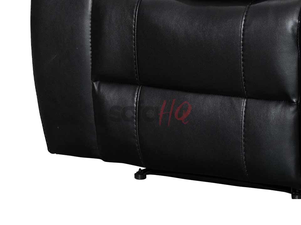 Base of Black Leather Recliner Armchair - Sofa Highgate | Sofa HQ